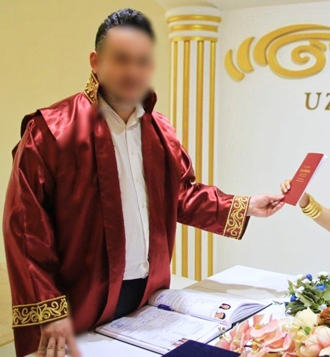 Nikah vurgununda şok ifade