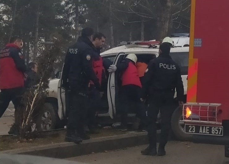 Elazığ’da trafik kazası:3 yaralı