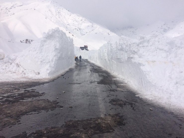 Hakkari-Şırnak kara yoluna çığ düştü