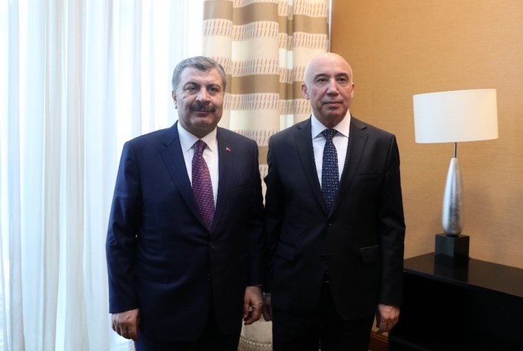 Bakan Koca, Özbekistan Sağlık Bakanı Shadmanov ile bir araya geldi