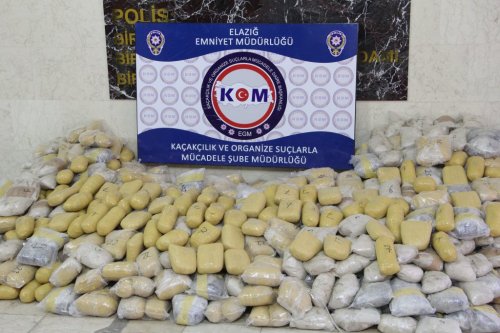 Elazığ'daki uyuşturucu operasyonu