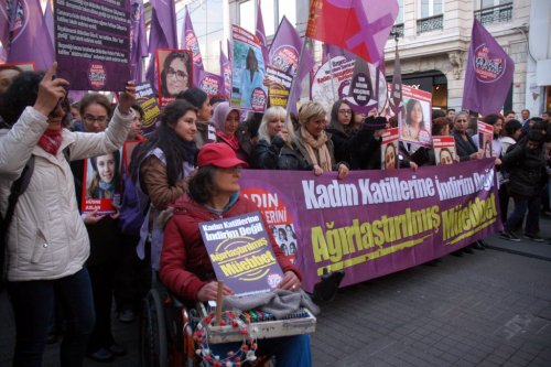Kadın Cinayetlerini Durduracağız Platformu'ndan eylem