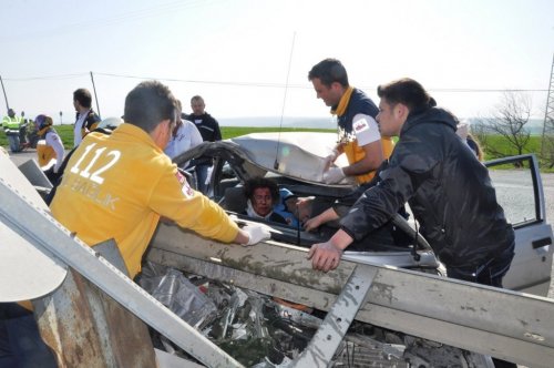 Tekirdağ'da trafik kazası: 4 yaralı